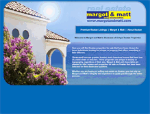 Tablet Screenshot of margotandmatt.com
